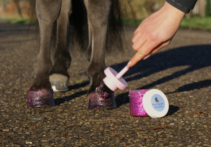 Glitter Hoefgel Mystic Violet
